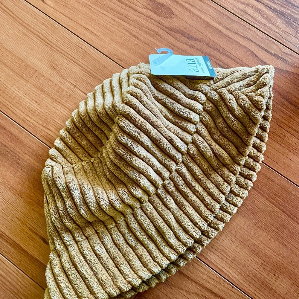 Textured Gold Bucket Hat